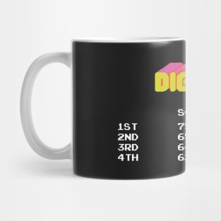 Stranger Things Dig Dug High Score Mug